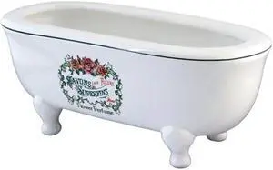 Kingston Brass BATUBDEW 8 in. Savon Superfins Double Ended Clawfoot Tub Decorative Soap Dish