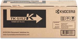 Kyocera KYOTK5152K 12K Pages Toner Cartridge - Laser, Black