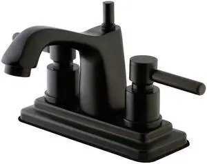 Kingston Brass KS8645DL Concord Two Handle 4" Centerset Lavatory Faucet with Bra