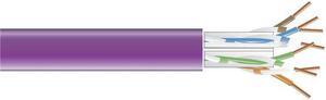 Black Box EYN864A-PB-1000 1000-Ft Violet Cat6 Solid Cable 550Mhz Utp Cmr Pull Box