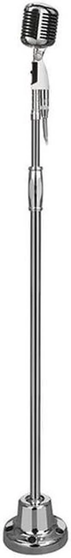 PYLE PRO PDMICR70SL Classic Retro Style Microphone Swing Stand Silver