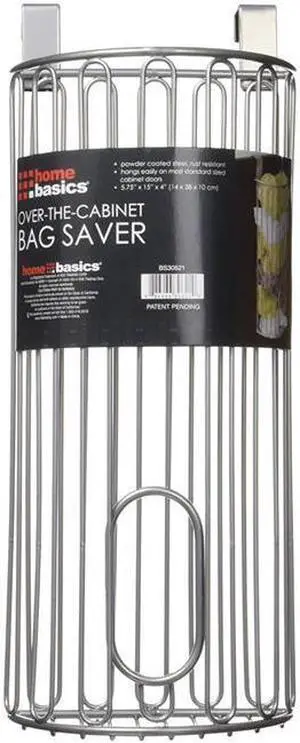 Home Basics BS30621 Over the Cabinet Basket Bag Organizer