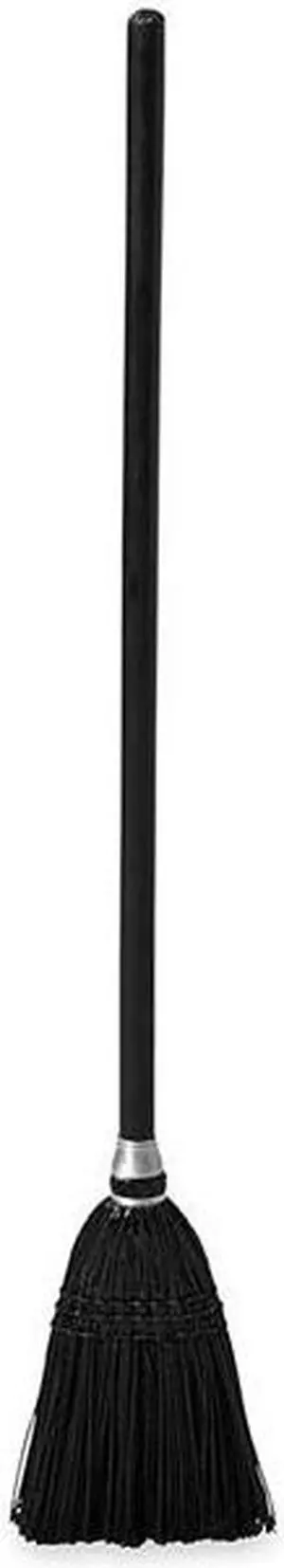Rubbermaid Commercial Prod. FG253600BLA 37.5 in. Handle, Lobby Pro Synthetic Fill Broom-Black