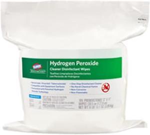 Clorox Healthcare CLO30827 Hydrogen Peroxide Cleaner Disinfectant Wipes Refill, 185 Count