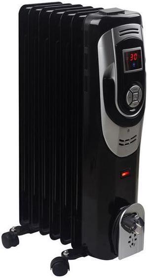 Optimus H6015L Digital 7 Fin Oil Filled Radiator Heater