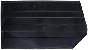 QUANTUM STORAGE SYSTEMS DUS260CO Plastic Divider, Black, 17 in L, 9 1/2 in H, 6