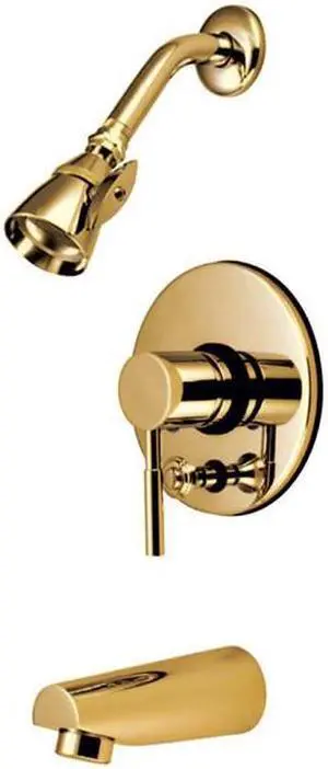 Kingston Brass  KB86920DL Concord Single Handle Tub & Shower Set
