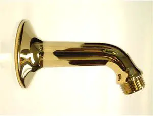 Kingston Brass K150C2 Classic Forge Shower Arm - Polished Brass Finish