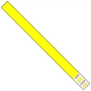 Tyvek WR101YE 0.75 x 10 in. Yellow Wristbands - Case of 500