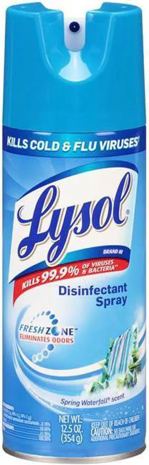 Reckitt Benckiser 19200-02845 12.5 oz Lysol Spring Water Fall Disinfectant - Case of 12 Reckitt Benckiser 19200-02845 12.5 oz Lysol Spring Water Fall Disinfectant - Case of 12