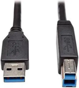 Tripp Lite U322-003-BK USB 3.0 SuperSpeed Device Cable, Black - 3 ft.