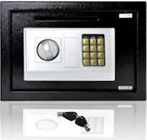 SereneLife SLSFE342 13.8 x 9.8 x 9.8 in. Electronic Safe Box with Mechanical Override