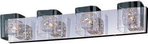 ET2 E22834-18SVPC Gem 4 Light Polished Chrome Vanity Wall Light