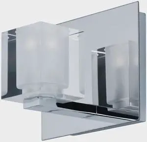 ET2 E32031-18PC Blocs LED 6 in. Polished Chrome Vanity Wall Light