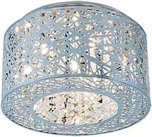 ET2 E21300-10PC-BUL Inca Led Polished Chrome Flush Mount Ceiling Light in With Bulb, Clear & White - 16 in. ET2 E21300-10PC-BUL Inca Led Polished Chrome Flush Mount Ceiling Light in With Bulb, Clear & White - 16 in.