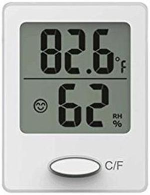 Baldr TH0119WH1 Mini Digital Hygro Thermometer, White