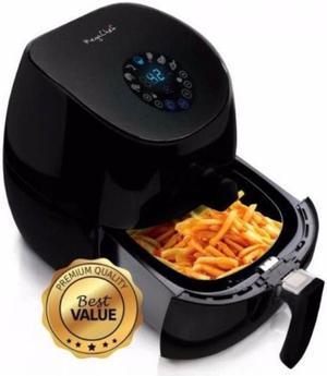 MegaChef MCAI-320 Airfryer And Multicooker With 7 Pre-Programmed Settings in Sleek Black, 3.5 quart - Black