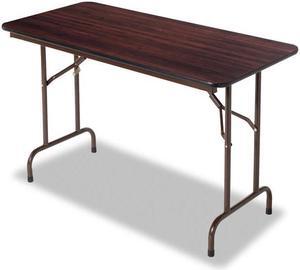 Alera FT727230MY Wood Folding Table, Rectangular, 72w x 29 3-4d x 29h