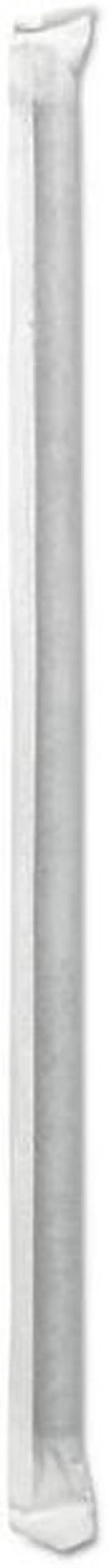 Wrapped Jumbo Straws, 7 3/4", Black, 12500/Carton JSTW775B