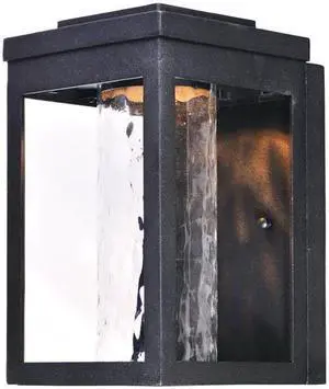 Maxim 55902WGBK Salon LED 1-Light Outdoor Wall, Black
