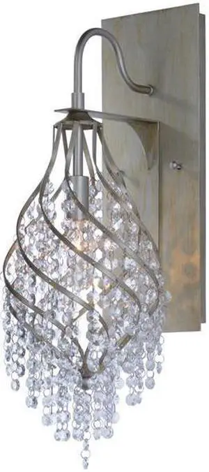Maxim 22001BCGS Twirl 1-Light Wall Sconce, Golden Silver Maxim 22001BCGS Twirl 1-Light Wall Sconce, Golden Silver