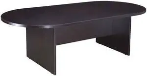 Norstar N135-MOC Race Track Conference Table, Mocha - 71 W x 35 D x 29.5 H in.