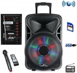 Befree Sound BFS-5800 15 in. Bluetooth Rechargeable Party Speaker with Illuminating Light