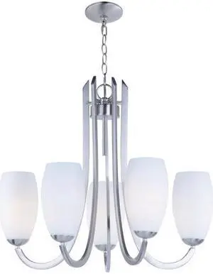 Maxim 21655SWSN Taylor 5-Light Chandelier, Satin Nickel