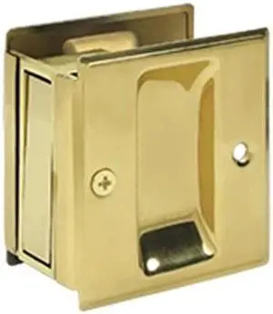 Deltana SDP25U3 2.5 x 2.75 in. Passage Pocket Lock, Bright