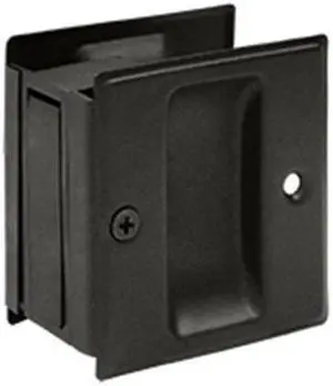 Deltana SDP25U10B 2.5 x 2.75 in. Passage Pocket Lock, Oil Rubbed Bronze - Solid