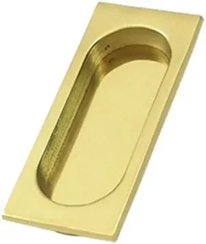 Deltana FP4134U3 4 x 1.62 x 0.37 in. Large Flush Pull, Bright