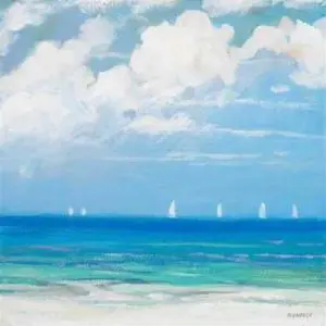 Sun Dance Graphics PDX9499LARGE Seaside II Poster Print by Dan Meneely, 24 x 24 - Large