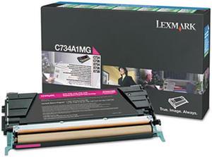 LEXMARK C748H1MG C/X748 10K MAGENTA TONER (RP)