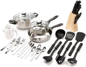 Gibson Lybra 32 pc Cookware Combo Set
