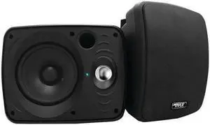 Pyle Home PDWR64BTB Indoor-Outdoor 800 watt Bluetooth Speaker System, Black - 6.5 in.