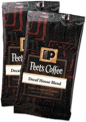 Peets Coffee And Tea 504913 25 oz Coffee Portion Packs  Decaf House Blend