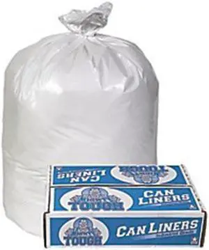 Pitt Plastics Linear Low Density Can Liners 30 gal 0.75 mil 30 x 36 White 200