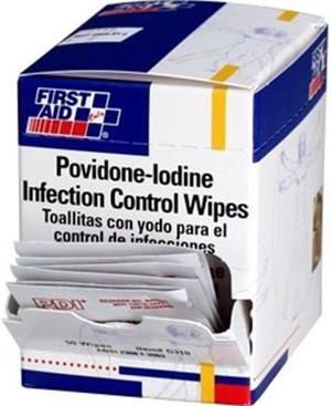 First Aid Only FAOG310 First Aid Povidone - Iodine Wipe