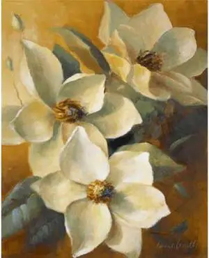 Sun Dance Graphics PDX6184SMALL Magnolias Aglow At Sunset II Poster Print by Lanie Loreth, 8 x 10 - Small