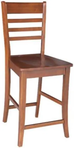 International Concepts S581-3102 Roma Counterheight Stool - 24'' SH Espresso