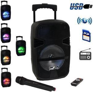 beFree Sound BFS-4355 8 in. Portable Bluetooth PA Speaker System