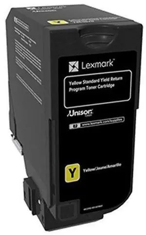 Lexmark - Bpd Supplies 74C0SYG Toner Cartridge Return Program Standard Yield, Yellow