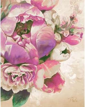 Sun Dance Graphics PDX10119ASMALL Beautiful Bouquet of Peonies in Pink I Poster Print by Patricia Pinto, 11 x 14 - Small