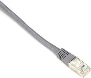 Black Box Cat6 250-MHz Shielded, Stranded Cable SSTP (PIMF), PVC, Gray, 20-ft. (6.0-m)