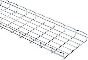 Black Box Basket Tray Section - 2"H x 10'L x 12"W Steel 3-Pack