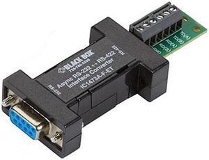 Black Box IC1473A-F-ET Async RS232 to RS422 Interface Converter, DB9 to Terminal Block