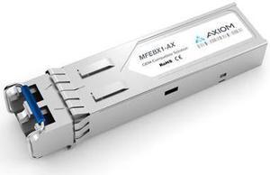 Axiom MFEBX1-AX Sfp (Mini-Gbic) Transceiver Module (Equivalent To: Cisco Mfebx1) - 100Mb Lan - 100Base-Bx-U - Lc Single-Mode - Up To 12.4 Miles - 1310 (Tx) / 1550 (Rx) Nm