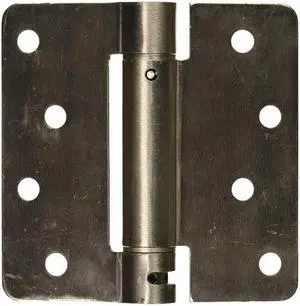 Deltana DSH4R415 4 x 4 x 0.25 in. Spring Hinge Steel-US15