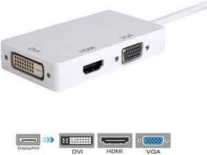 Axiom 3N1DP2HVD-AX 3-In-1 Displayport To Hdmi, Vga And Dvi Video Adapter