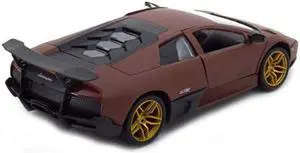 Motormax 79503BR Lamborghini Murcielago Lp 670-4 Sv Matte Brown 1-24 Diecast Model Car